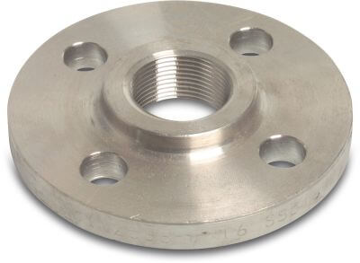 Flange stainless steel 316 DIN flange x female thread