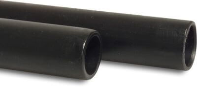 Grout pipe PE100 recycled plain black