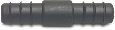 Barbed connector PP 4bar barbed black