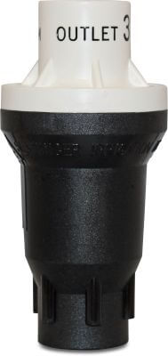 Senninger Pressure regulator plastic female thread black/white