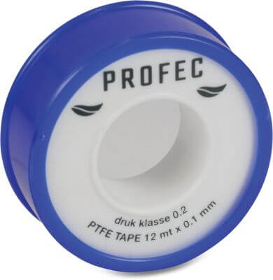 Profec Sealing tape PTFE GASTEC white