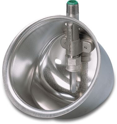 La Buvette Drinking bowl for fatteners stainless steel B15 L Porcinox 