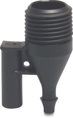 NaanDan Adaptor PE male thread x barbed Stand 50
