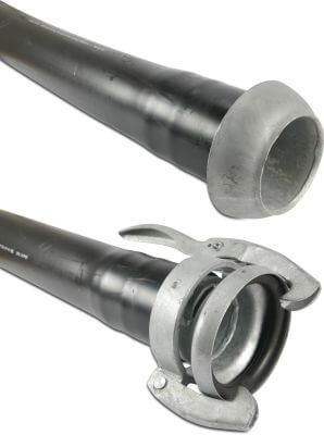 Quick coupler pipe PE female part Perrot x male part Perrot type Perrot