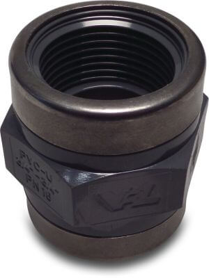 VDL Adaptor socket PVC-U female thread grey type reinforced