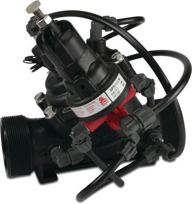 Bermad 3-way pressure reducing valve fibreglass reinforced nylon 10bar female thread black 100