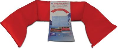 Set of 2 water-reactive temporary flood barrier absorbtion type HydroSnake