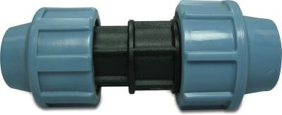 Unidelta Reducer socket PP DVGW/KIWA/WRAS 16 bar compression black/blue