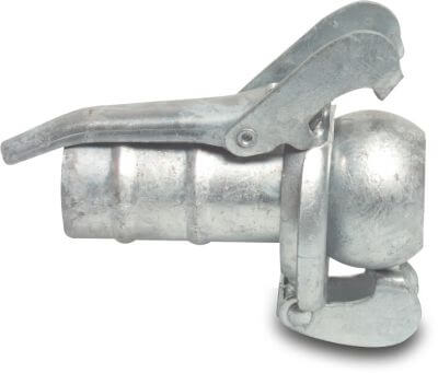 Quick coupler adaptor steel male part Bauer x hose tail Bauer S77