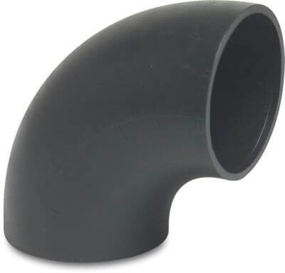 Bend 88° PE80 4 bar welding spigot black