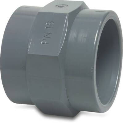 Profec Adaptor socket PVC-U 10bar glue socket x female thread grey