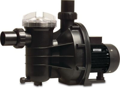 Flotide Pool pump metric/imperial glue socket black UK plug