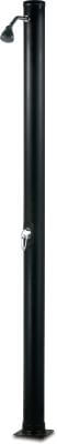 Solar shower plastic female thread black straight