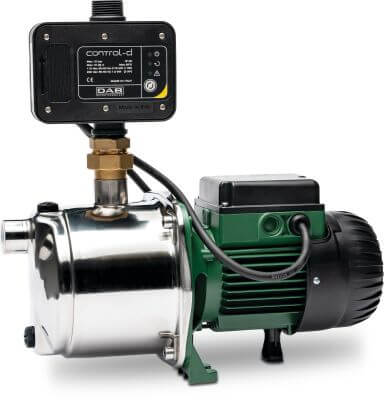 DAB Multi-stage centrifugal pump stainless steel 304 female thread x male thread green self priming with press control
