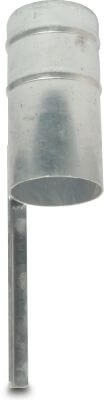 End piece steel hose tail