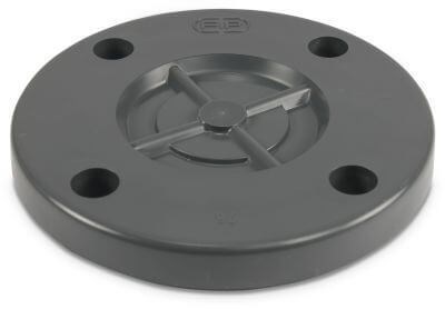 Profec Blind flange PVC-U DIN flange grey
