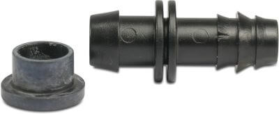 Branch connector POM 4 bar push-in x barbed black