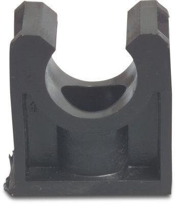 Pipe clamp PE black HT