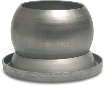 Quick coupler ball steel male part Italian x butt welding Italian