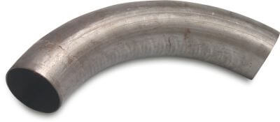 Bend 90° steel butt welding