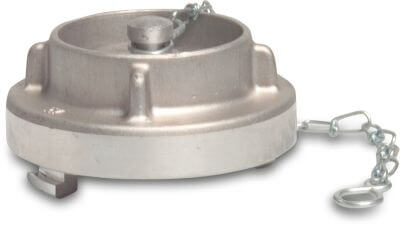 Quick coupler cap forged aluminium 15bar Storz