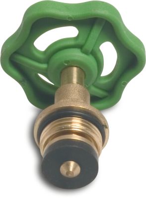 Globe valve top brass 10 bar male thread type 1801