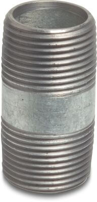 Profec Nr. 23 Pipe nipple steel 16 bar male thread type BS1387