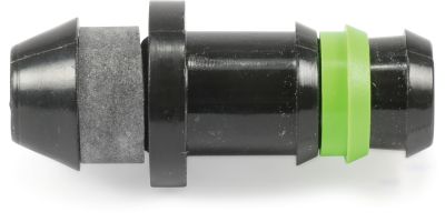 Straight connector POM 4bar barbed x push-in black