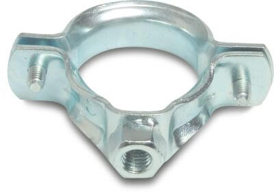Pipe bracket steel female thread OBO 2-piece