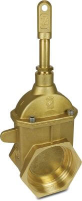 MZ Sluice valve brass 4 bar female thread type 0040