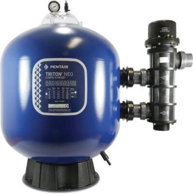 Pentair Sand filter fibreglass reinforced polyester 3,5 bar female thread blue