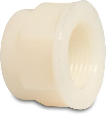 Cap nylon 16bar female thread white