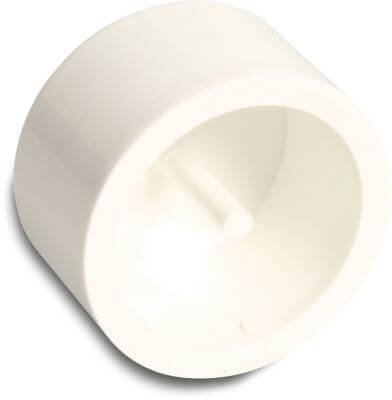 Cap PVC-U 16bar imperial glue socket white