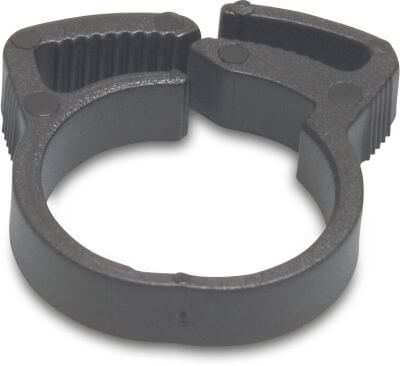 Hose clip PP black