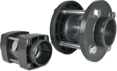 Profec Sight glass PVC-U glue socket transparent
