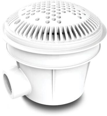 Flotide Main drain female thread white Anti-Vortex