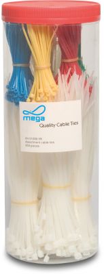 Profec Cable tie assortment box nylon