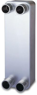 Heat exchanger stainless steel 316 male thread