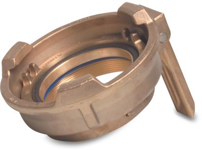 Tanker coupler brass female part TW x female thread TW + NW