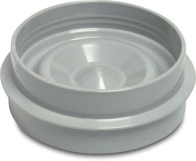 Drainage plug PVC-U glue socket/glue spigot grey