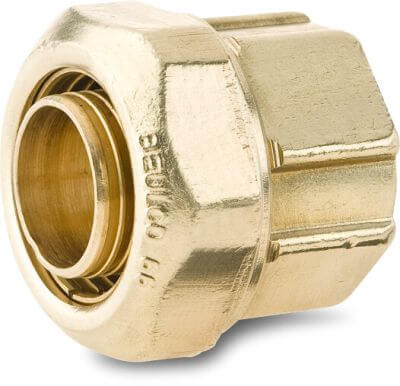 Beulco Adaptor socket brass DVGW 16bar compression x female thread 66110