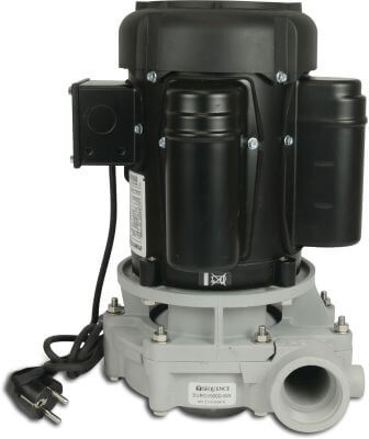 Centrifugal pump PP female thread black/white