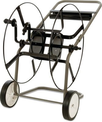 Hose reel trolley steel grey/black 1145
