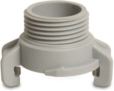 Quick coupler PA glass fibre reinforced 8 bar male thread
