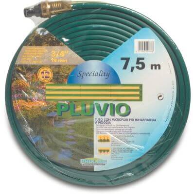 Spray hose male click green
