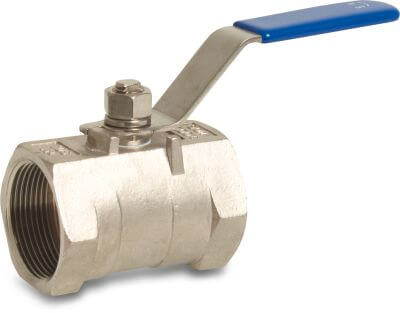 Profec 1-piece Ball valve stainless steel 316 69bar female thread light