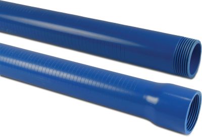 Well screen PVC-U blue