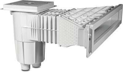 Flotide Skimmer ABS female thread white High Waterline liner pools rectangular