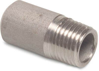 Profec Nr. 23B Welding nipple stainless steel 316 8bar male thread x butt welding
