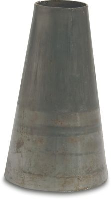 Concentric reducer steel welding spigot black